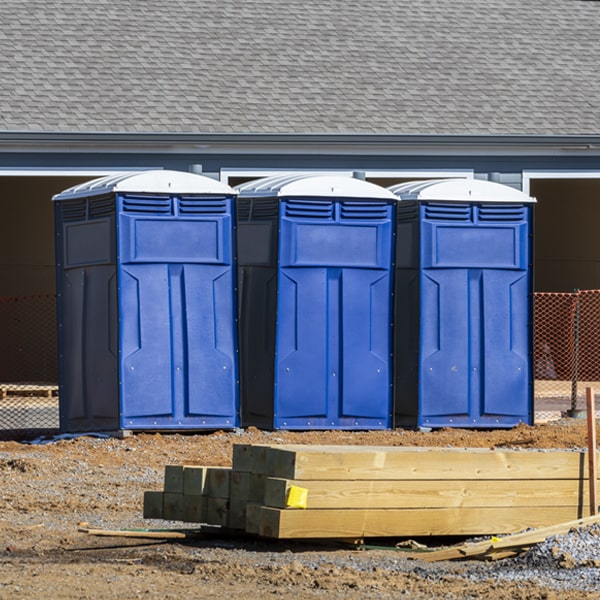 how can i report damages or issues with the portable restrooms during my rental period in Anthonyville